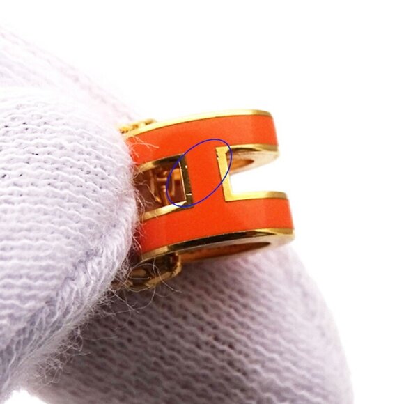 HERMES Orange Necklace - Picture 10 of 10